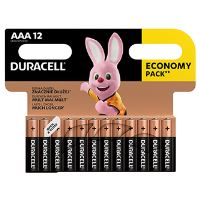 Mikrotužkové baterie Duracell Basic AAA / LR03 / MN2400 / Micro, alkalické 1,5 V, 12 ks Mikrotužkové baterie Duracell Basic AAA / LR03 / MN2400 / Micro, alkalické 1,5 V, 12 ks