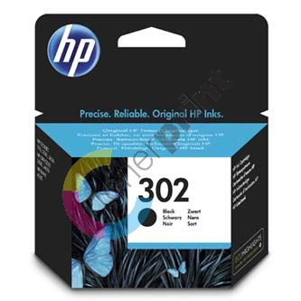 Cartridge HP F6U66AE, black, No.302, originál 1