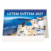 Stolní kalendář 2027 – Letem světem týdenní kalendář