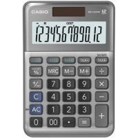 Kalkulačka "MS-120 FM", šedá, stolní, 12 číslic, CASIO