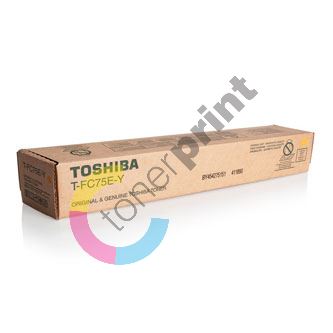Toner Toshiba T-FC75EY, e-studio 5560c, 6570c, S5560, yellow, 6AK00000254, originál