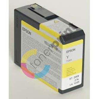 Cartridge Epson C13T580400, yellow, originál 1