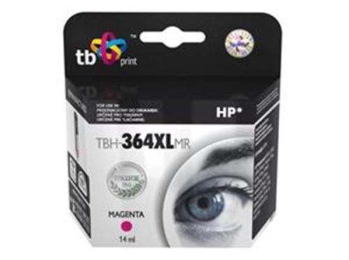 Kompatibilní cartridge HP 364XL, CB324EE, TB Print, magenta, Photosmart 5510/C5380/D5460