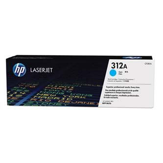 Toner HP CF381A, Color LaserJet Pro MFP M476dn, M476dw, cyan, 312A, originál