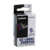 Páska do tiskárny štítků Casio XR-9WEB1 9mm modrý tisk/bílý podklad Páska do tiskárny štítků Casio XR-9WEB1 9mm modrý tisk/bílý podklad