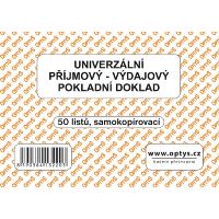 Univerzální pokladní doklad A6 samopropisovací 50 listů OP1322