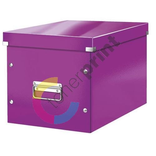 Krabice Click & Store, fialová, velká, čtvercová, LEITZ 1