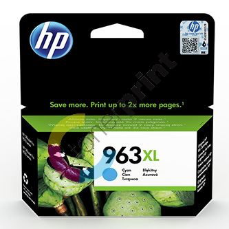HP originální ink 3JA27AE#301, HP 963XL, cyan, blistr, 1600str., 22.92ml, high capacity, H