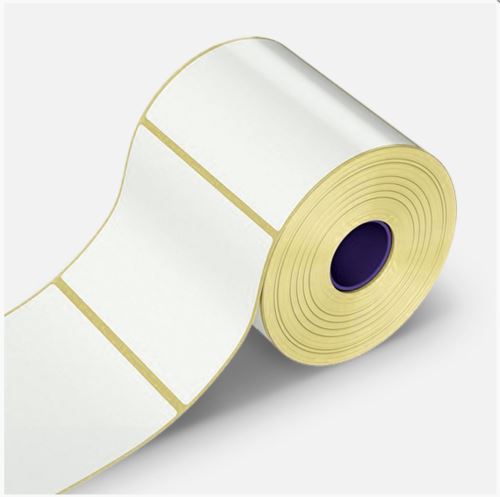 Etiketa 105mm x 148mm,bílá Thermo,nepotištěná,standard lepidlo,500ks/ktč,dutinka: 40mm
