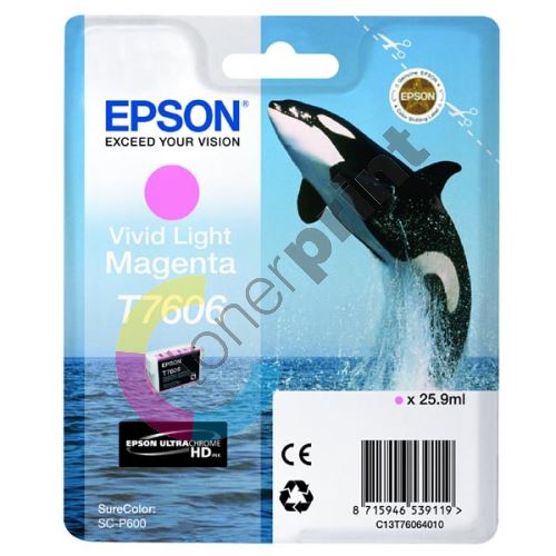 Cartridge Epson C13T76064010, vivid light magenta, originál 1