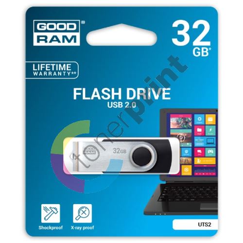 Goodram UTS2 32GB, USB flash disk 2.0, černá 1