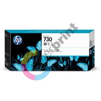 Inkoustová cartridge HP P2V72A, DesignJet T 1700, 1700 PS, grey, No.730, originál