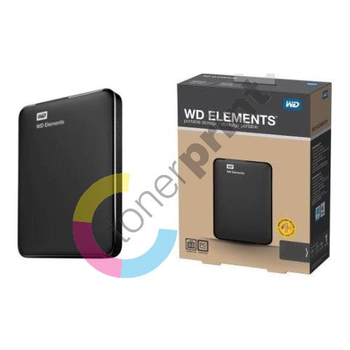 WD Elements 1TB Portable USB, Externí HDD 2.5" USB 3.0, černý 1