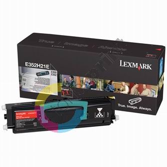 Toner Lexmark E350, E352H21E, černá, originál 1
