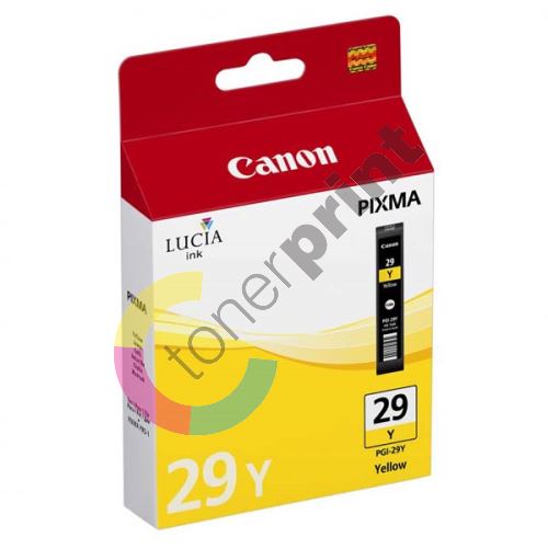 Cartridge Canon PGI-29Y, 4875B001, yellow, originál 1