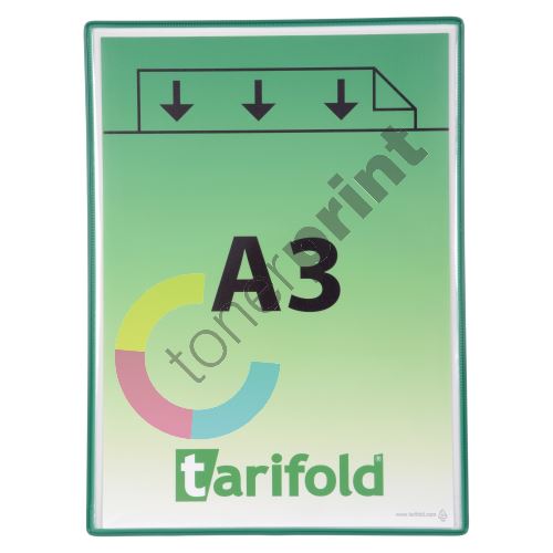 Tarifold rámeček s kapsou, A3, otevřený shora, zelený, 5 ks 1