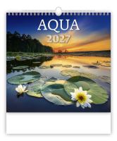 Nástěnný kalendář 2027 – Aqua