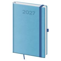 Týdenní diář A5 2027 – Print Pop světle modrý