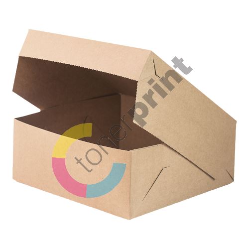Dortová krabice KRAFT 30 x 30 x 10 cm, FSC Mix