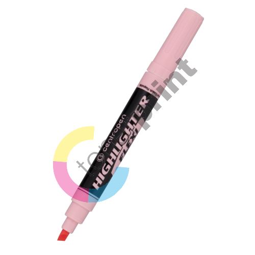 Centropen 8542 Highlighter Flexi Soft, pastelově růžový 1