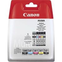 Cartridge Canon PGI-580PGBK/CLI-581CMYK Multi pack, CMYK+PGBK, 1*11.2 + 4*5.6ml, 2