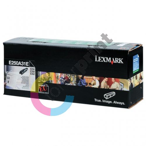 Toner Lexmark E250A31E, black, originál 1