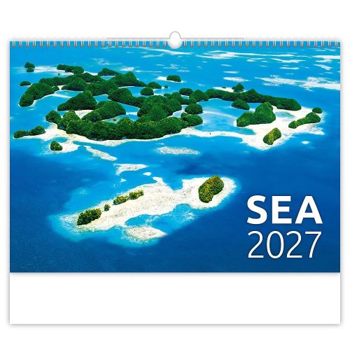 Nástěnný kalendář - Sea 2027 (kalendář s mořem na zeď)