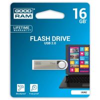 Goodram USB flash disk, 2.0, 16GB, UUN2, stříbrná