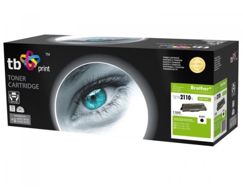 Toner kompatibilní Brother TN-2110, HL-2140, DCP-7030, MFC-7320, černý, TB Print