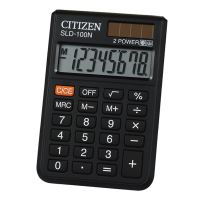 Kalkulačka Citizen SLD100NR, černá, kapesní, osmimístná