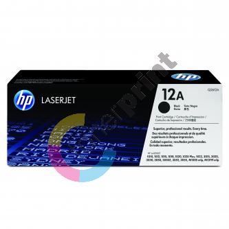 Toner HP Q2612A LaserJet 1010, 1012, 1015, 1020, 1022, 3015, 3020, black, 12A, originál