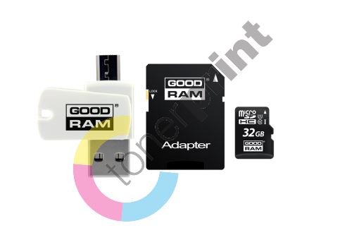 Goodram All-In-One, 32GB, sada micro SDXC, adaptéru a čtečky karet, M1A4-0320R11, 1