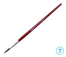 Štětec kulatý č. 7 – přírodní štětiny