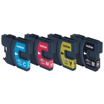 Inkoustové cartridge Brother LC980VALBP, BK+C+M+Y, 4 ks, originál