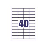 Univerzální etikety AVERY QuickPEEL 48,5x25,4 mm 100 listů A4 - 3657 3 (2)