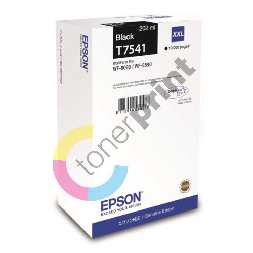 Cartridge Epson C13T754140, XXL, black, originál 1