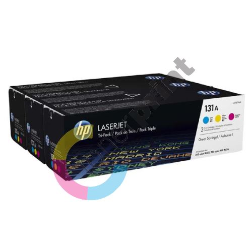 Toner HP U0SL1AM, CF211-3A, CMY, 131A, originál 1