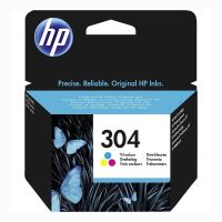 Cartridge HP N9K05AE, color, No.304, originál
