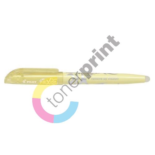 Zvýrazňovač Frixion Light Soft, pastelová žlutá, 1-3,3 mm, vymazatelný, PILOT 1