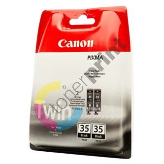 Canon originální ink PGI35BK, black, 2x191str., 1509B012, 2ks, Canon 2-pack Pixma iP100