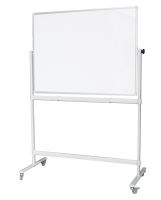 Revolverová magnetická tabule s aretací a ocelovým stojanem 150 × 100 cm Revolverová magnetická tabule s aretací a ocelovým stojanem 150 × 100 cm