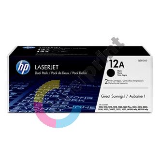 Toner HP Q2612AD, black, 2-pack, originál 1