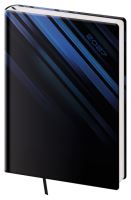 Denní diář A5 2027 – Vario Blue Steel, hedvábný povrch