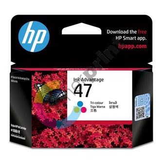 HP originální ink 6ZD61AE, HP 47, tri-colour, HP DeskJet Ink Advantage 4800, 4828
