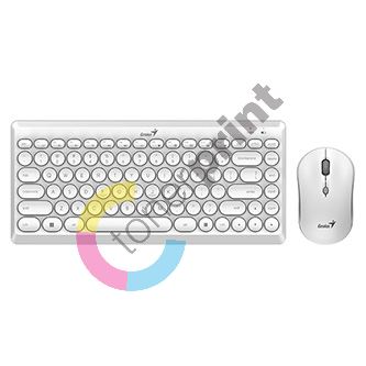 Genius LuxeMate Q8000, sada klávesnice s bezdrátovou optickou myší, 4x AAA, CZ/SK, klasick