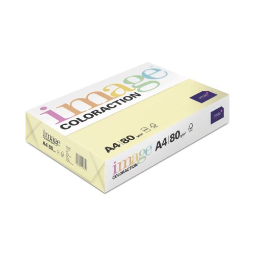 Barevný xerografický papír Image Coloraction A4 80 g Desert světle žlutá – 500 archů
