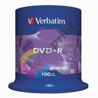 Média VERBATIM DVD+R, DataLife PLUS, 4.7 GB, 43551, cake, 100-pack 1