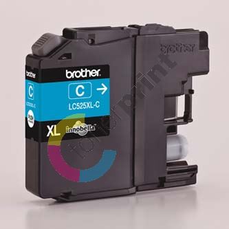 Inkoustová cartridge Brother LC-525XLC, DCP-J100, DCP-J105, MFC-J200, cyan, originál