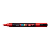 Akrylový popisovač Uni Posca PC-3M, 0,9-1,3 mm, červený
