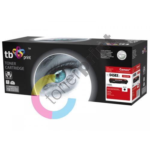 TB toner kompatibilní s Canon 045H, TC-045BXNK, Black, 2800, new 1